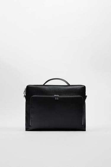 zara mens briefcase