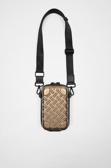 Image 0 of RIGID CROSSBODY MOBILE PHONE BAG from Zara