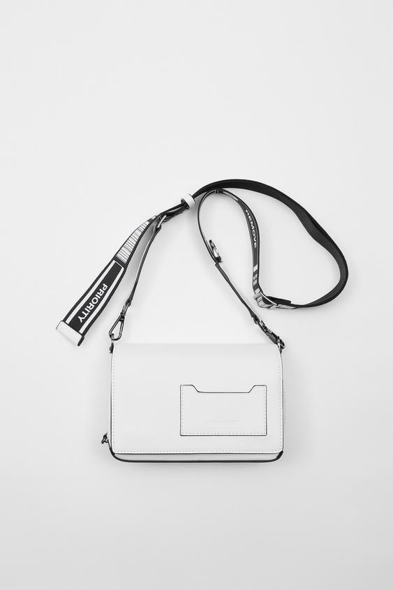 zara mini black bolsa