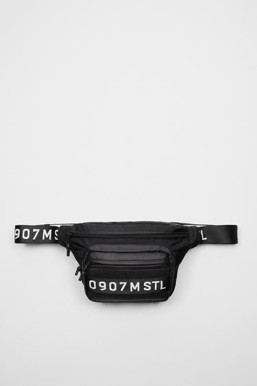 black bolsa with red inside zara