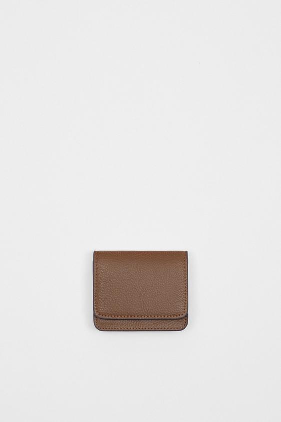 MONEDERO TARJETERO - Marrón | ZARA Chile