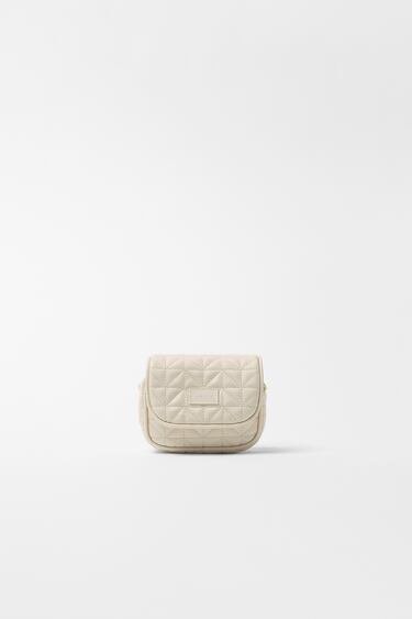 QUILTED CROSSBODY BAG WITH FLAP