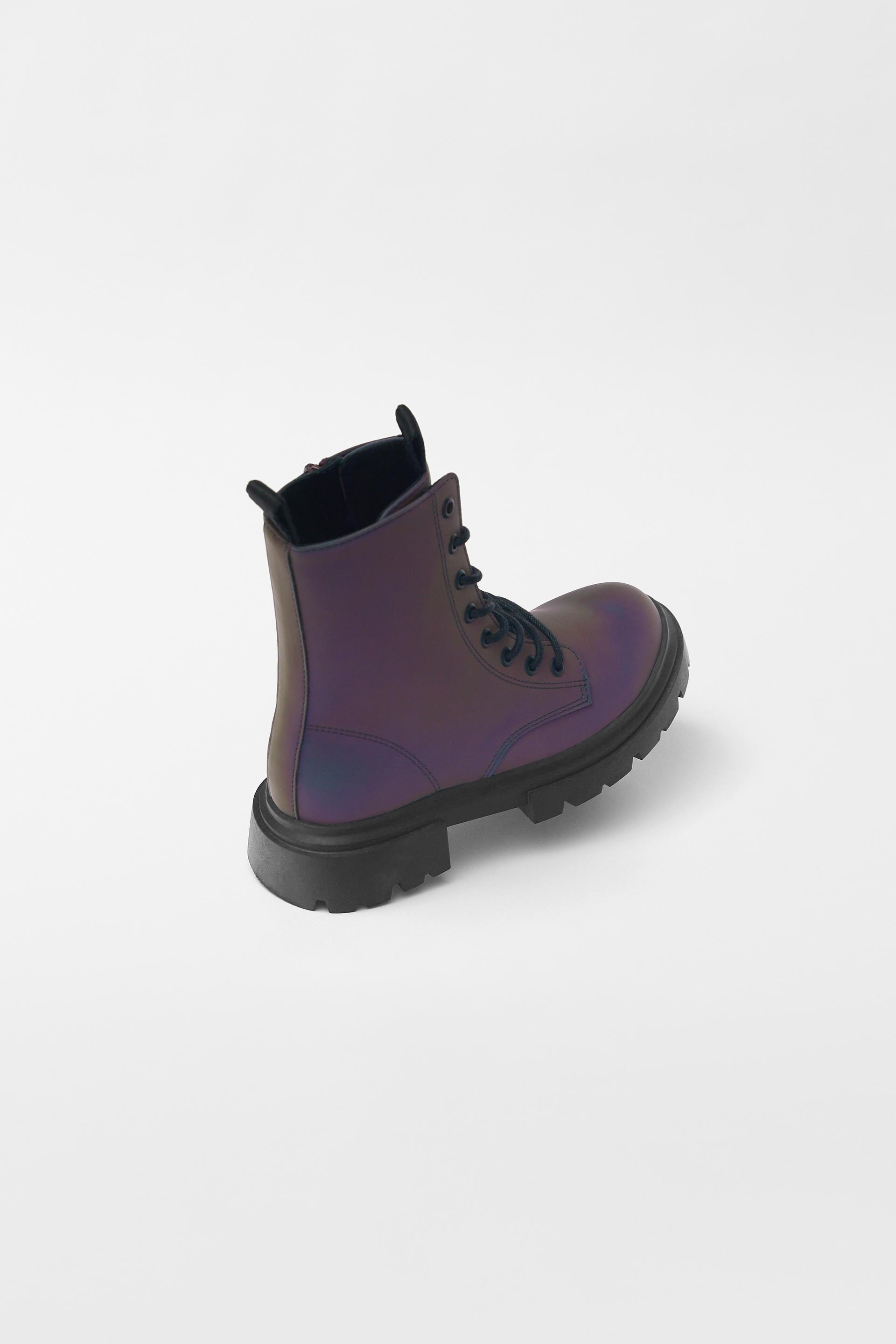 BOTÍN IRIDISCENTE - Lila | ZARA Chile