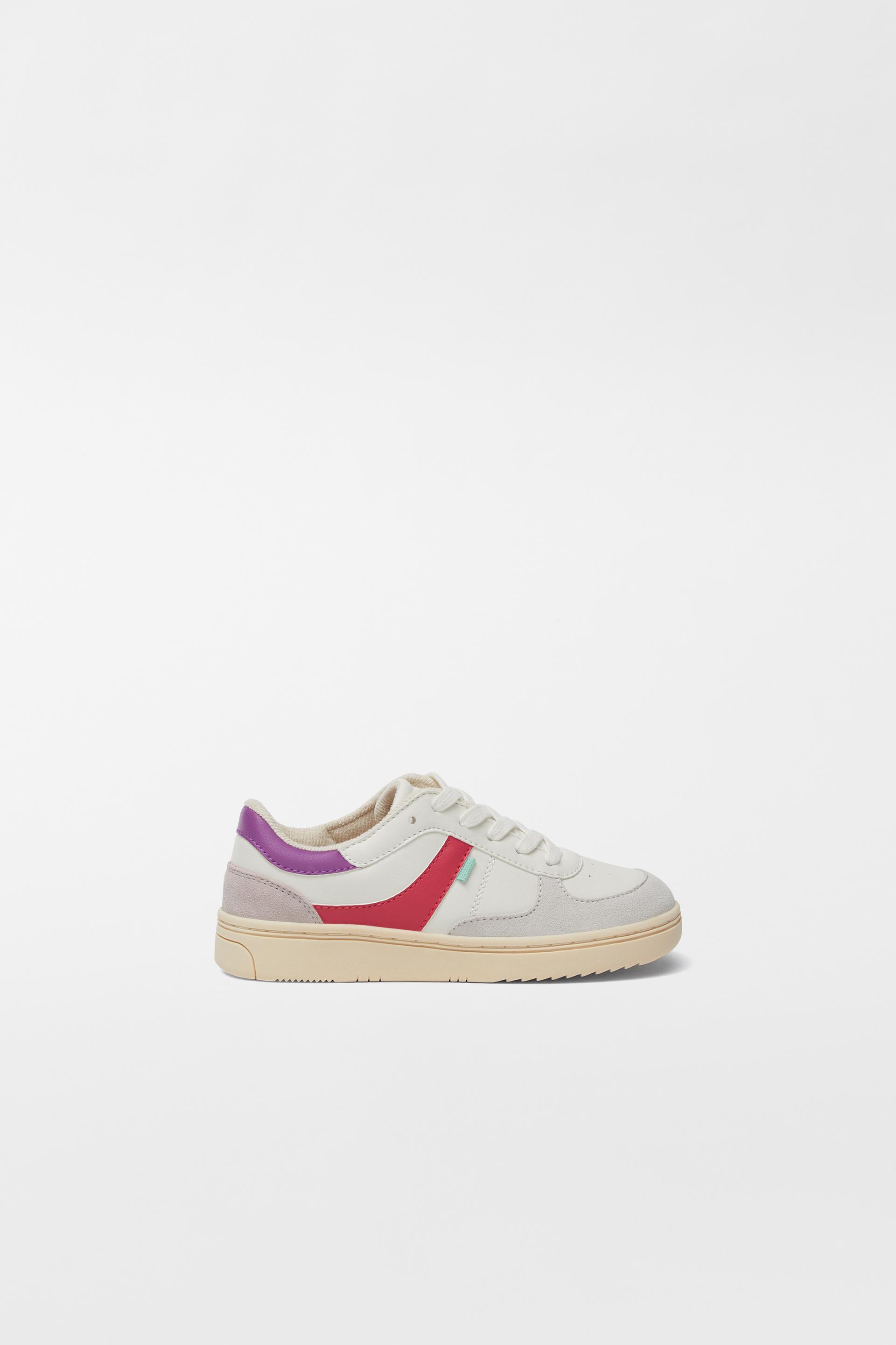 zara white leather sneakers