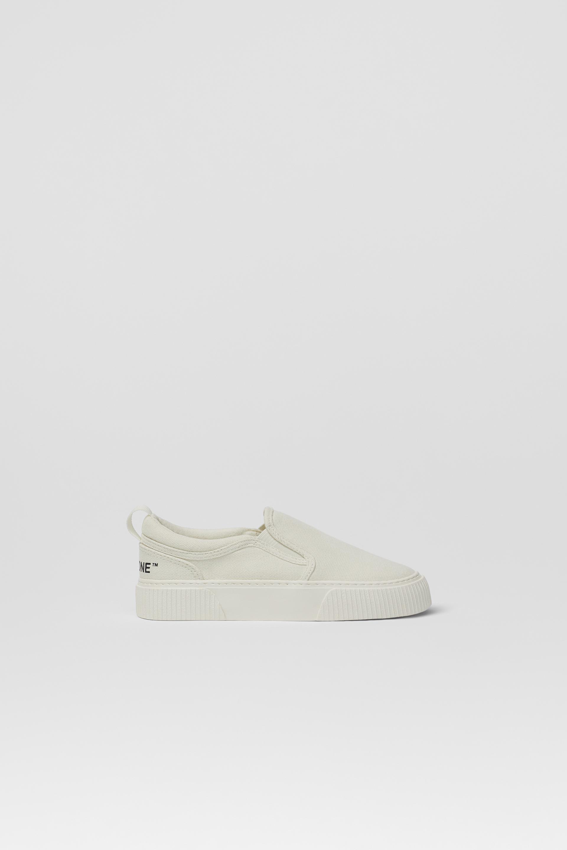 zara sneakers beige