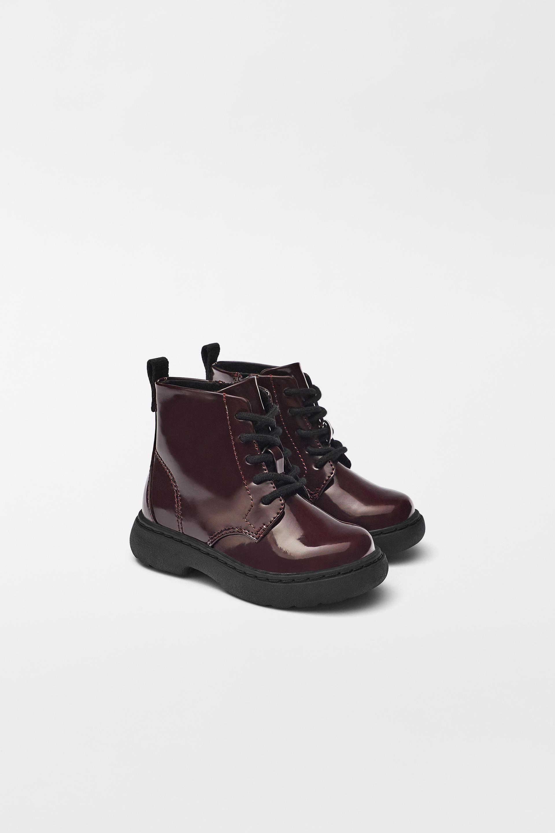 burgundy platform boots