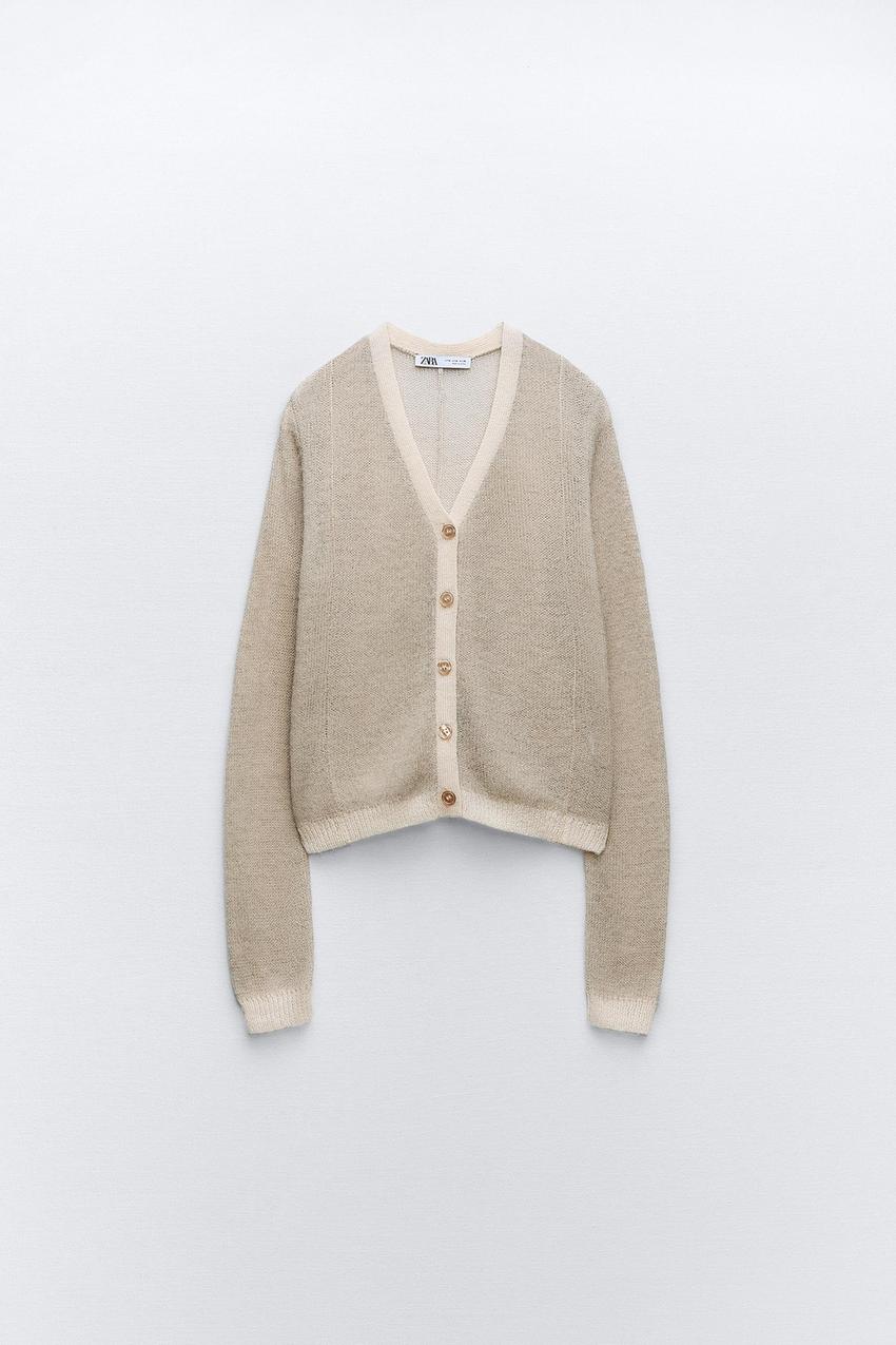 Zara combination cardigan Clearance