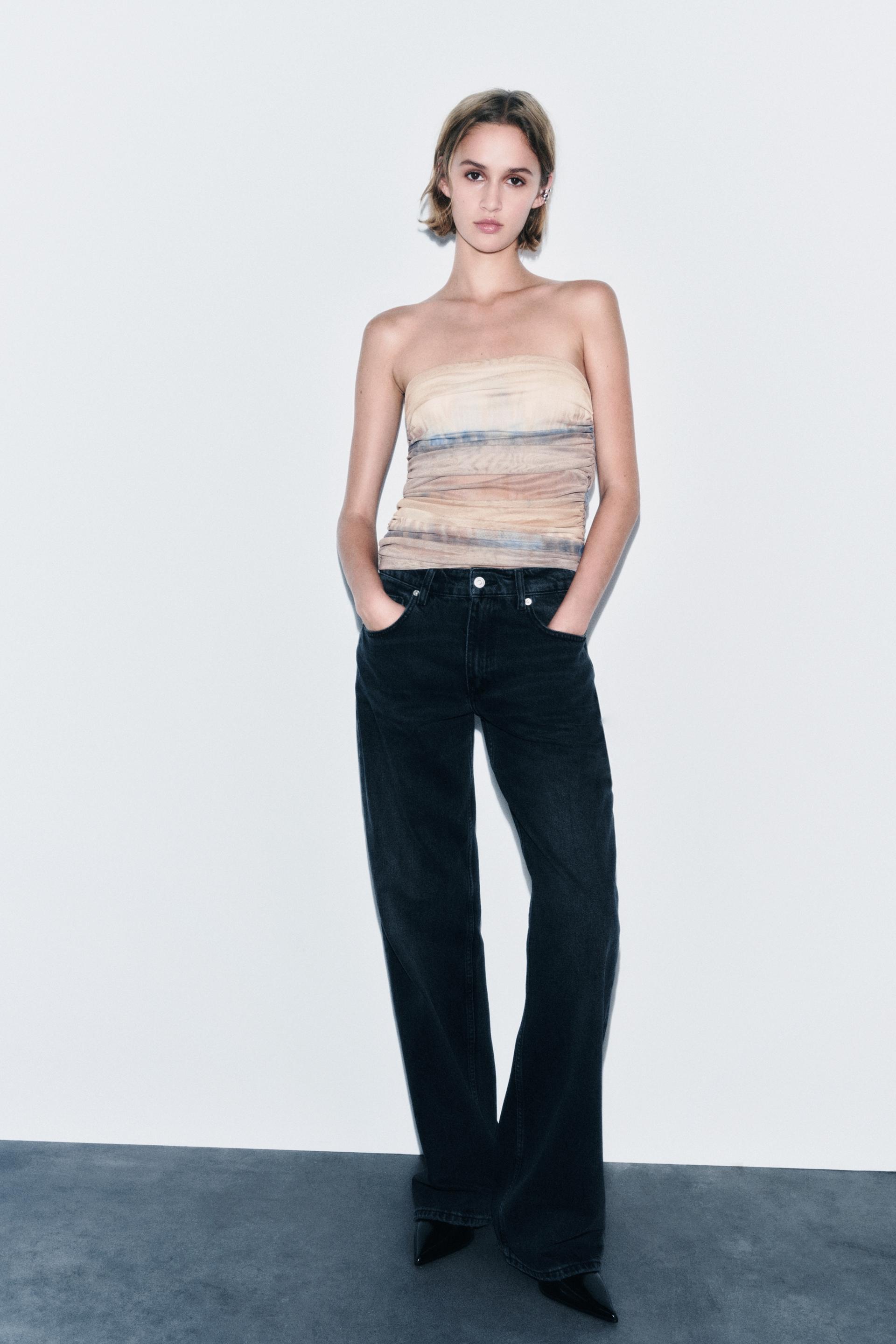 Zara tulle blouse Clearance