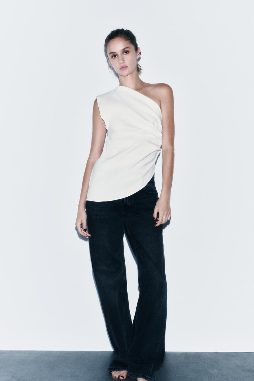 Zara shoulder top Clearance