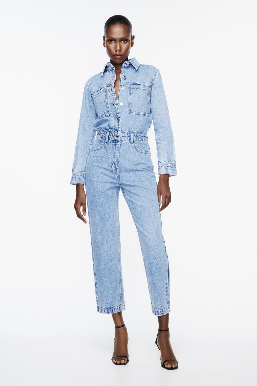 Zara jean jumpsuit Clearance