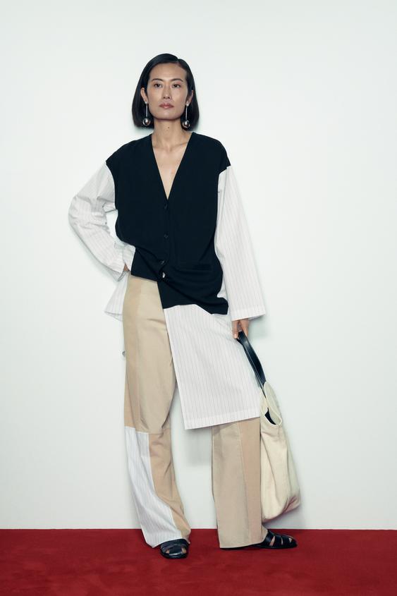 CONTRAST POPLIN JACKET