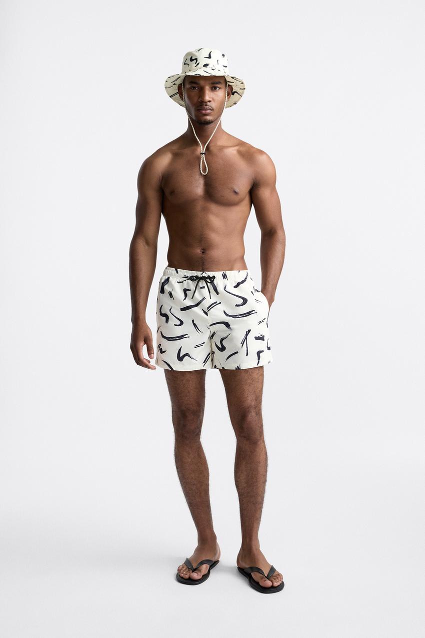 Zara bathing suits men Clearance