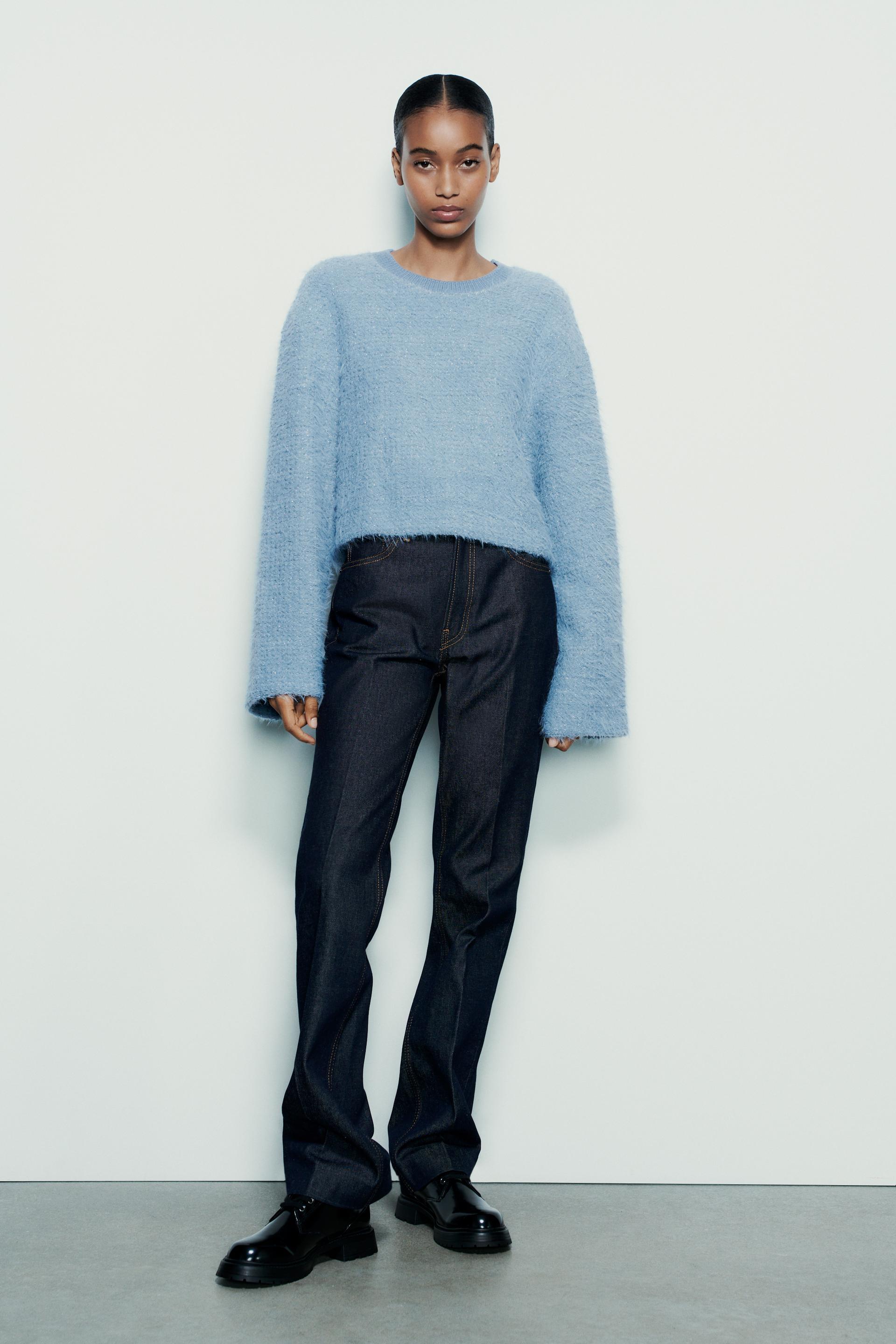 Zara pink fluffy jumper Clearance