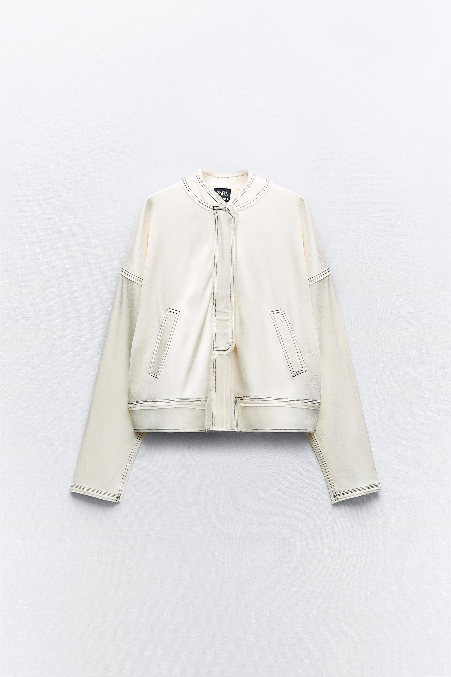Zara satin bomber Clearance