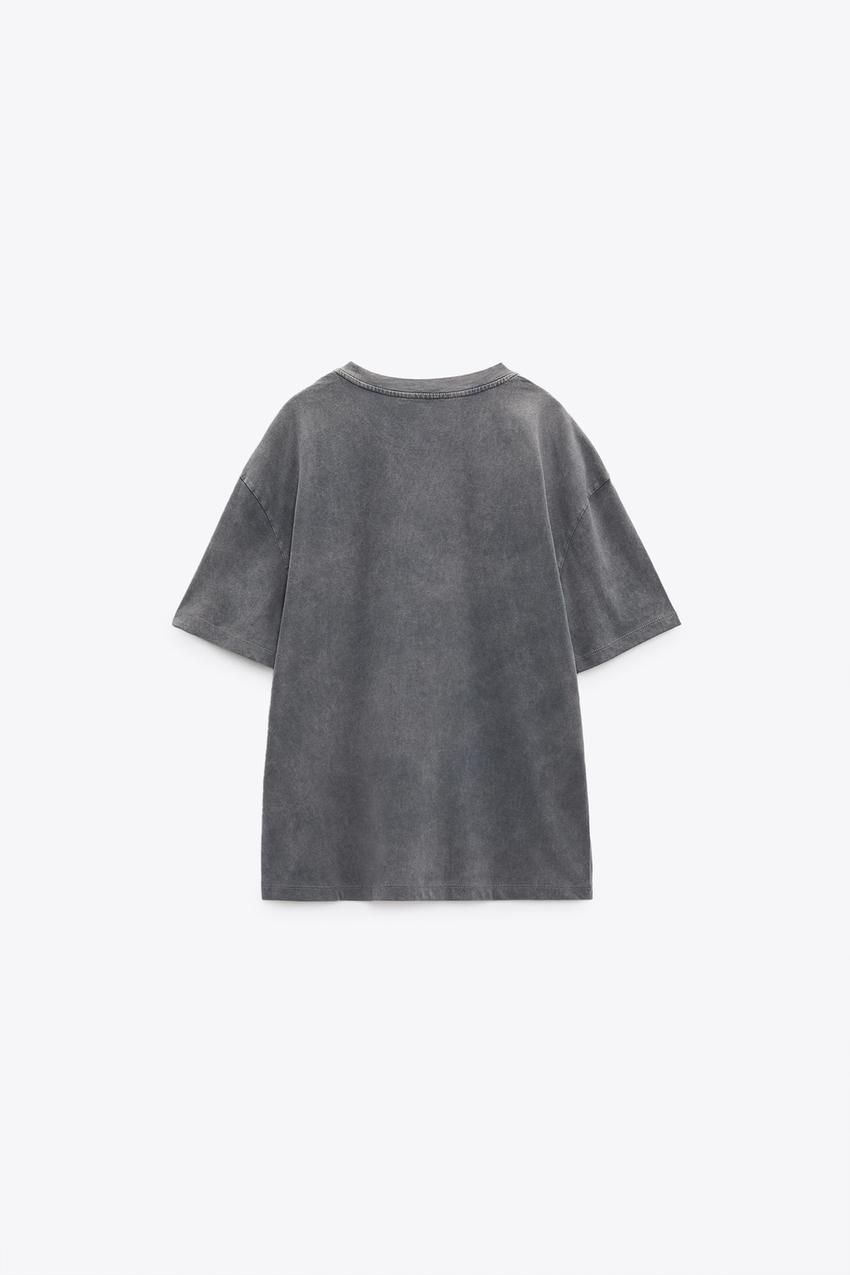 Zara grey oversized shirt Clearance
