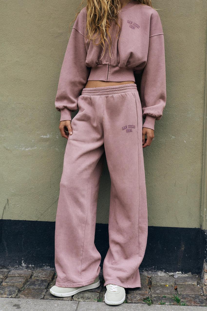 Zara washed jogging pants Clearance