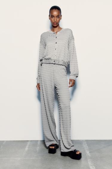 Бомбер со структурой - серый от Zara - изображение 0