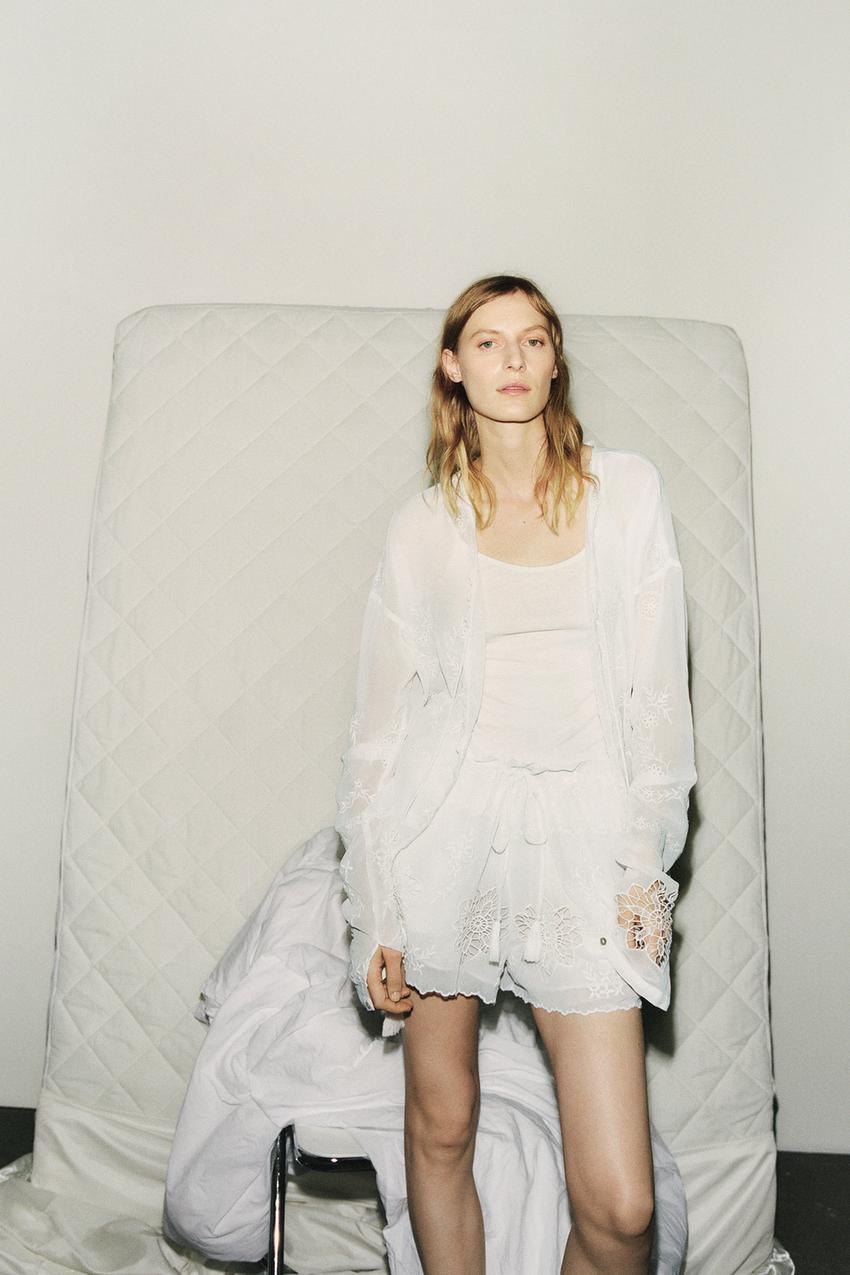 Zara guipure lace top Clearance