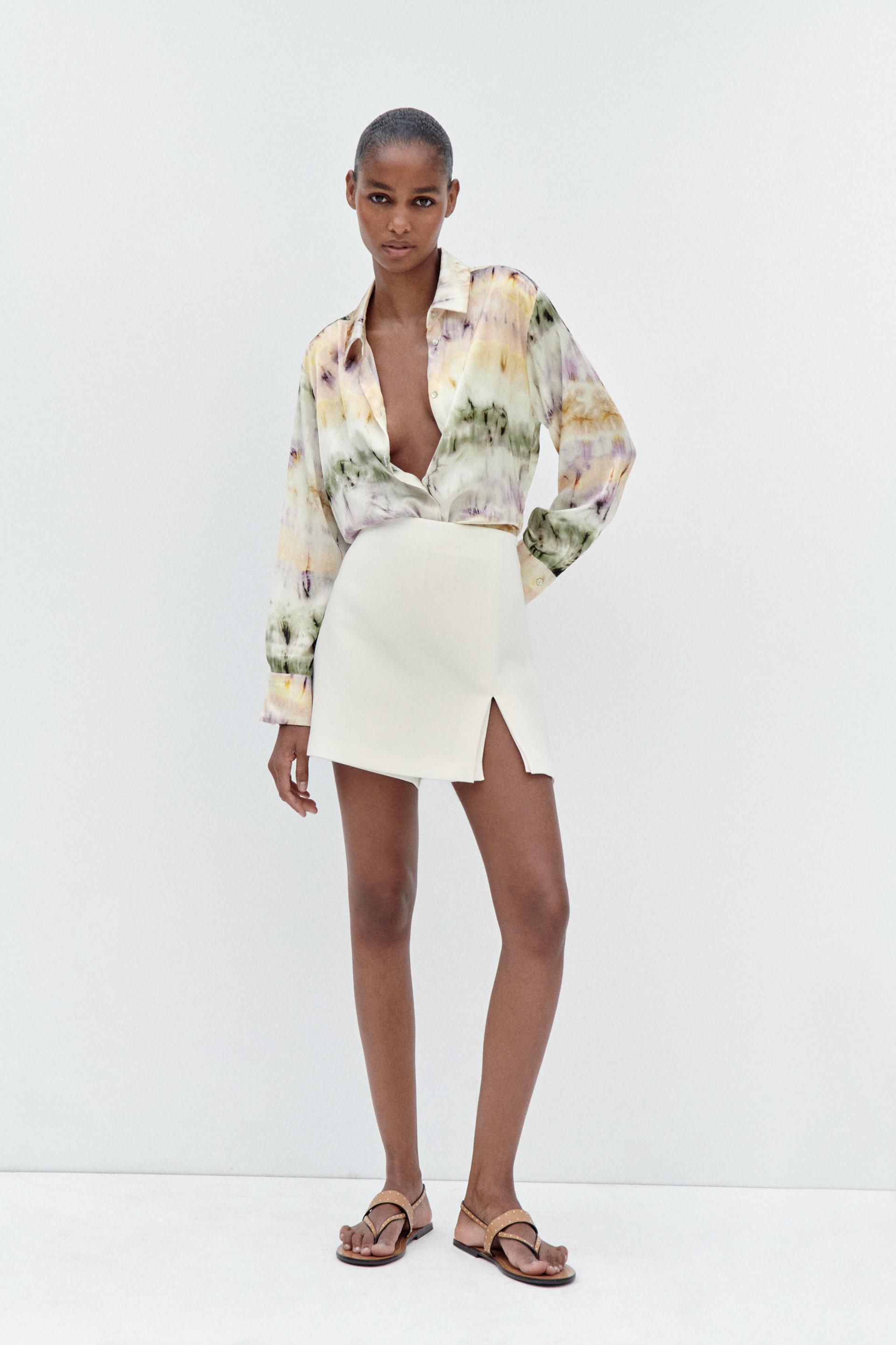 Zara slit mini skirt Clearance