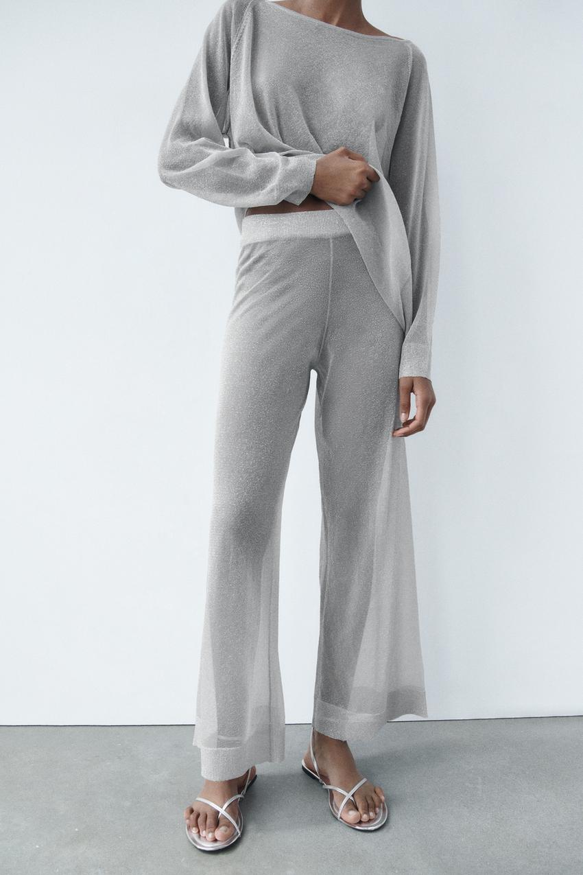 Zara long knit pants Clearance