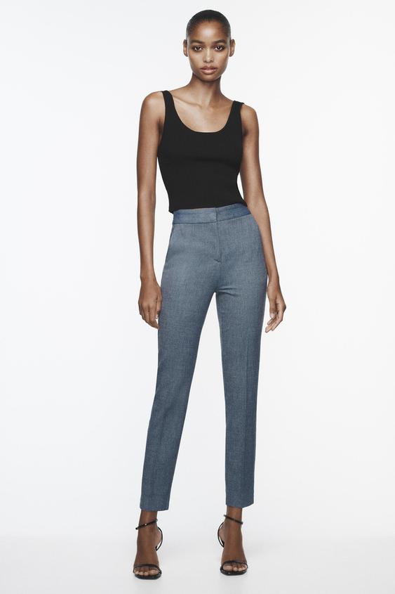 Cigarette trousers zara Clearance