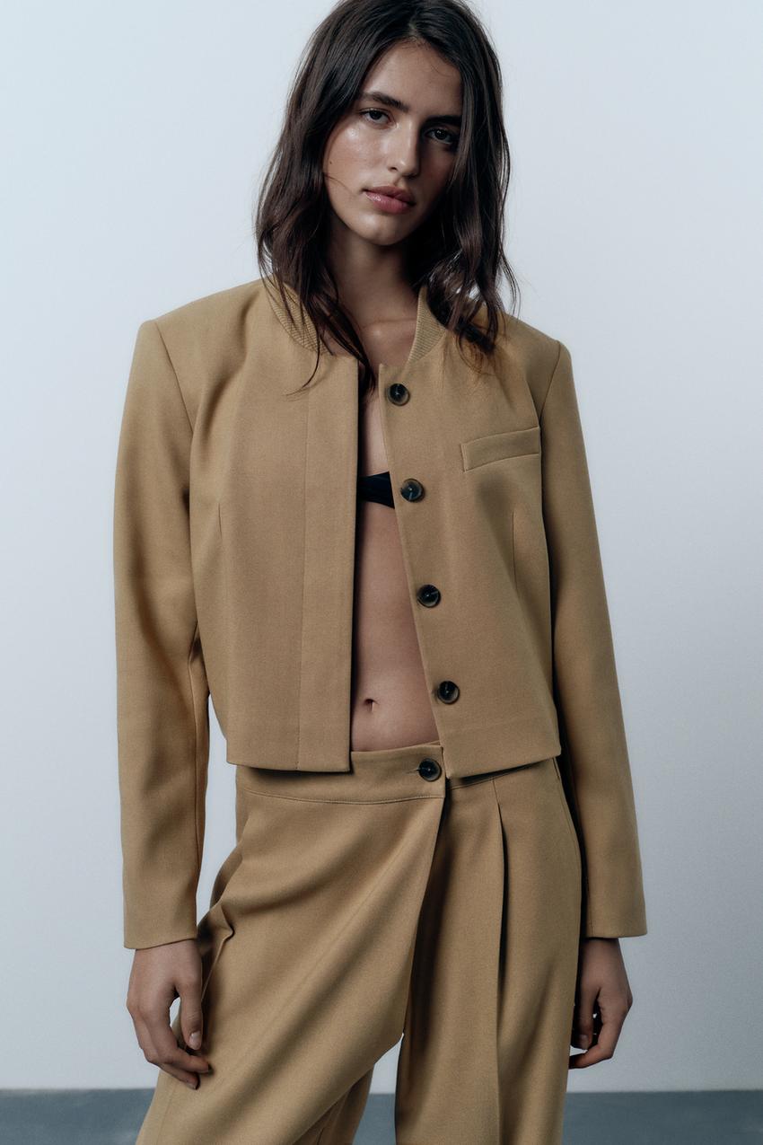 Zara bell sleeve coat Clearance