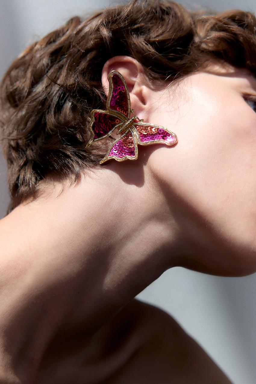 Cartier butterfly earrings Clearance