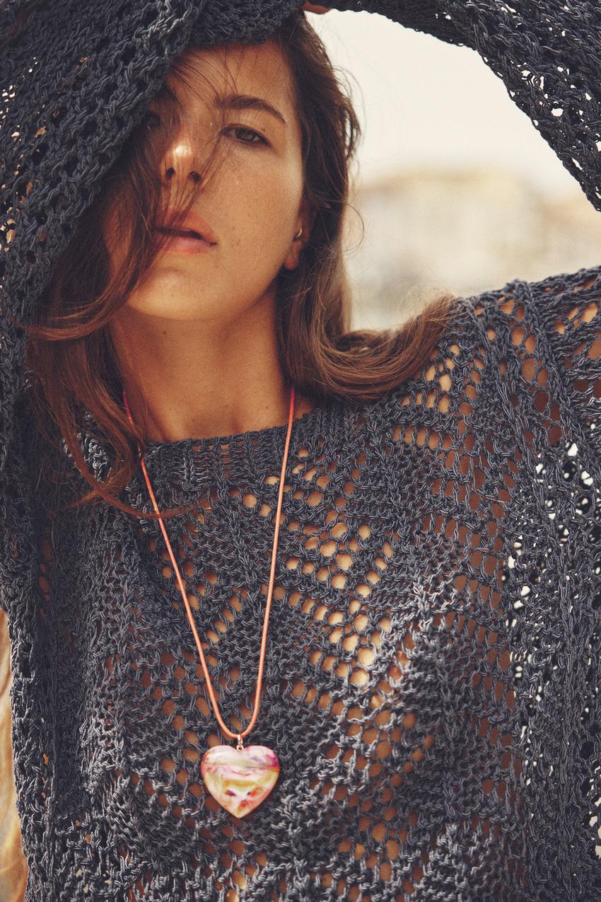 Zara crochet necklace Clearance