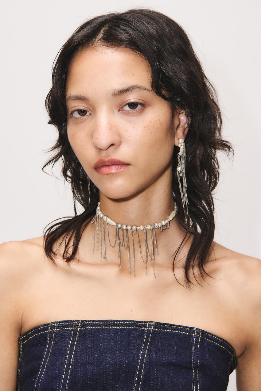 Zara chain necklace Clearance