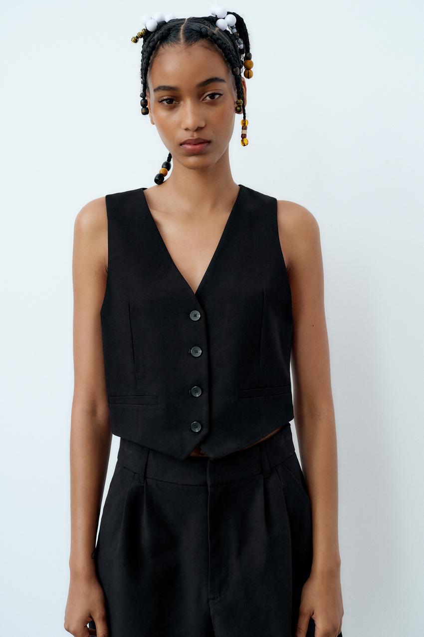Waistcoat zara woman Outlet