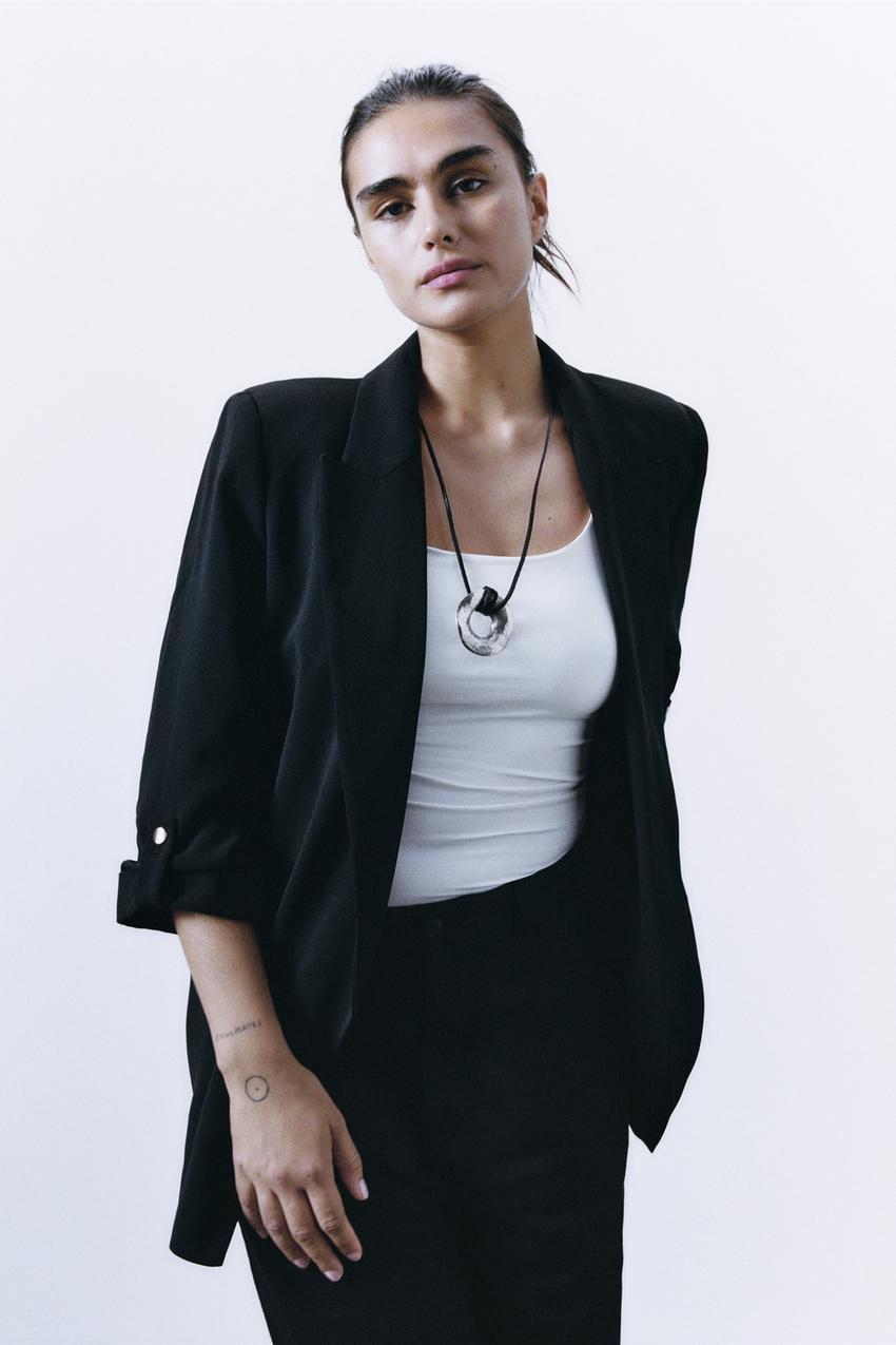 Zara woman black blazer Clearance