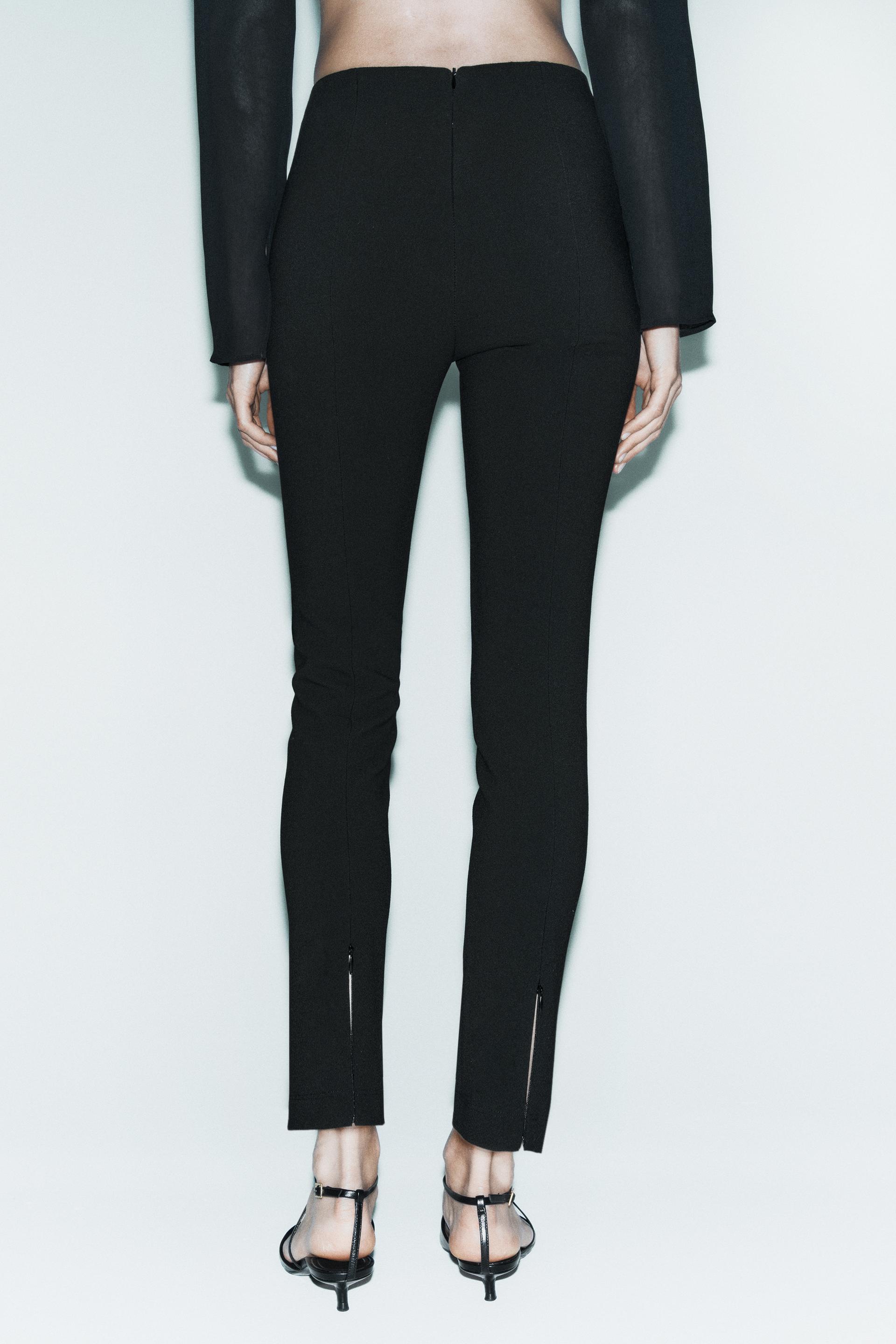 Zara legging effet cuir extra outlet long
