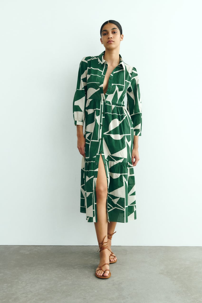 Women'S Green Dresses | Explore Our New Arrivals | Zara United States