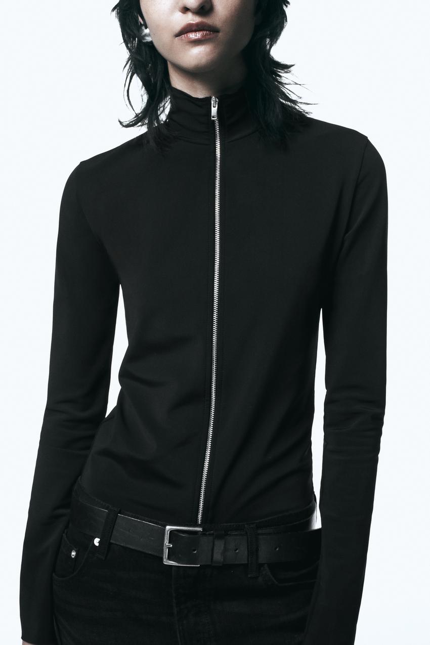 Zara zip shirt Clearance
