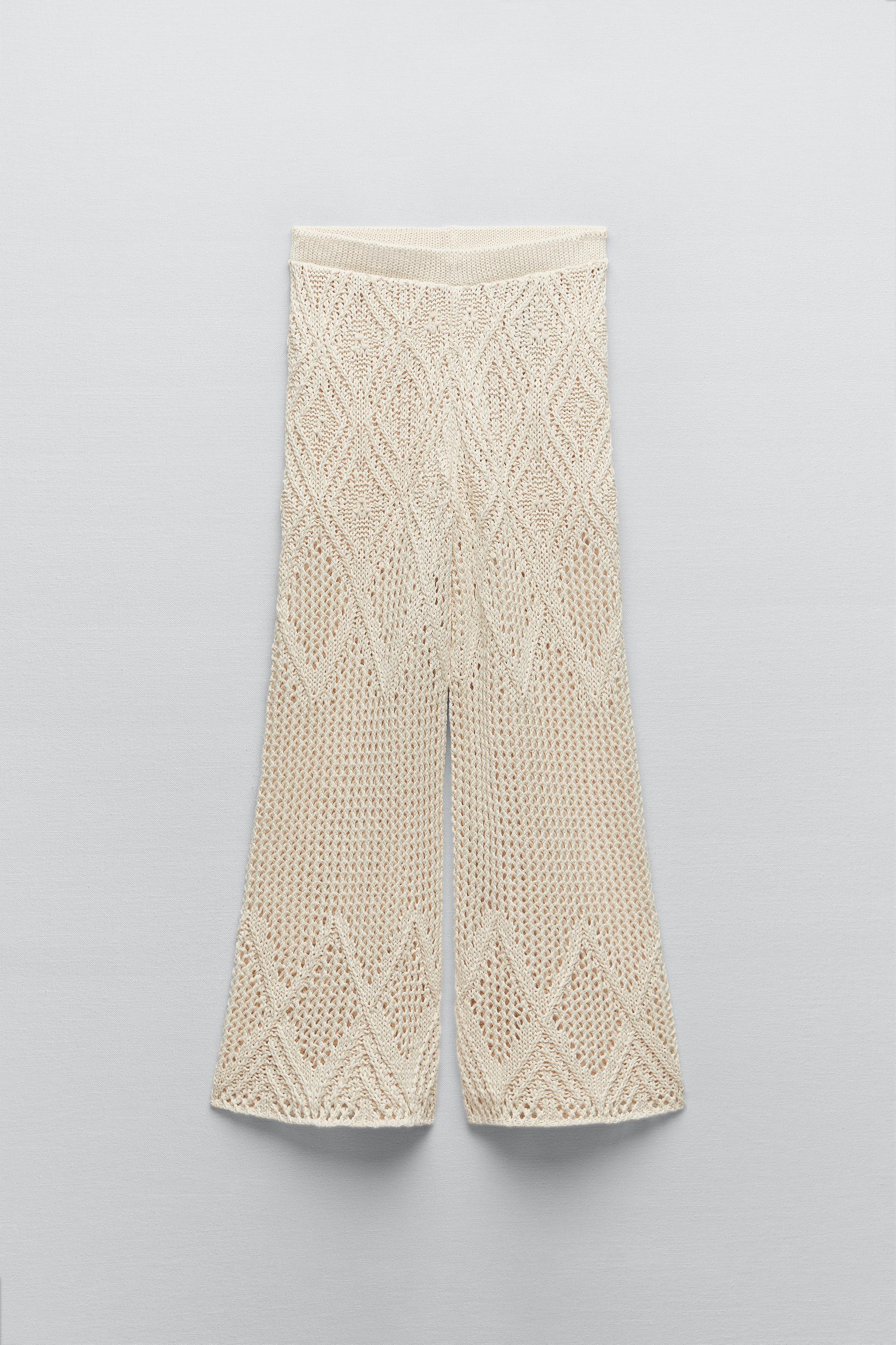 Zara crochet trousers Clearance