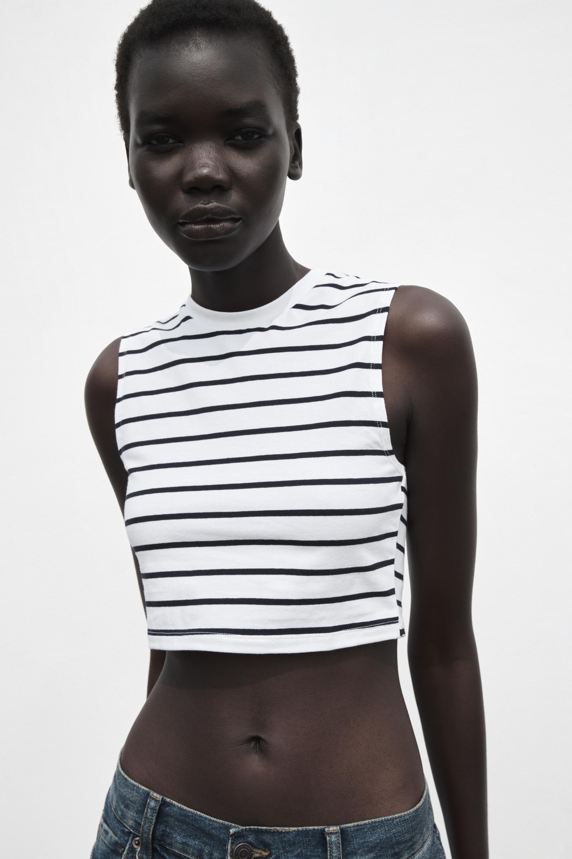 Zara tank top crop Clearance