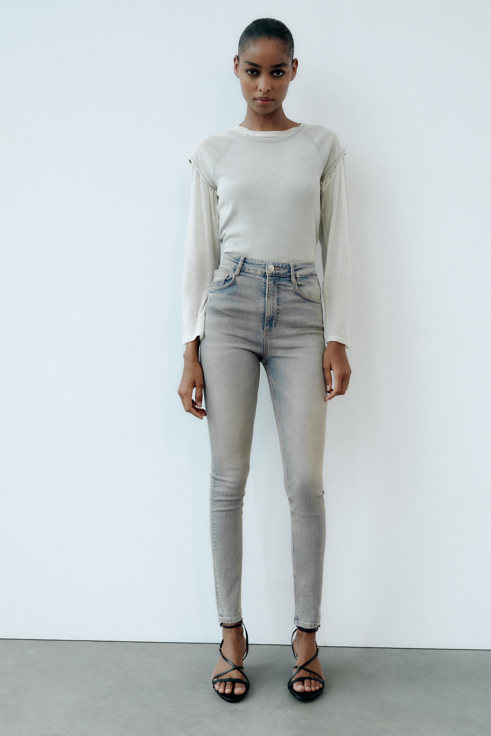Zara jeans high rise slim Clearance