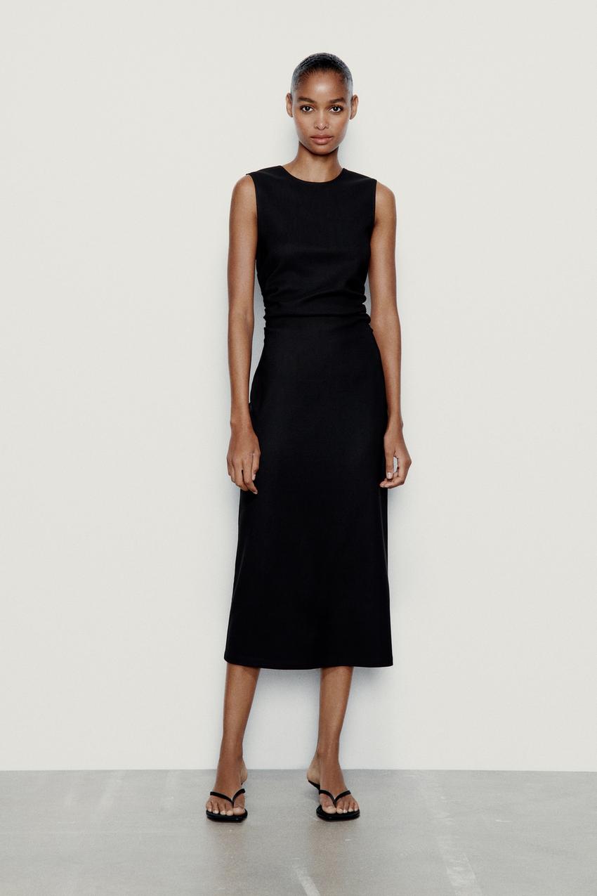 Zara fitted mid length dress Clearance