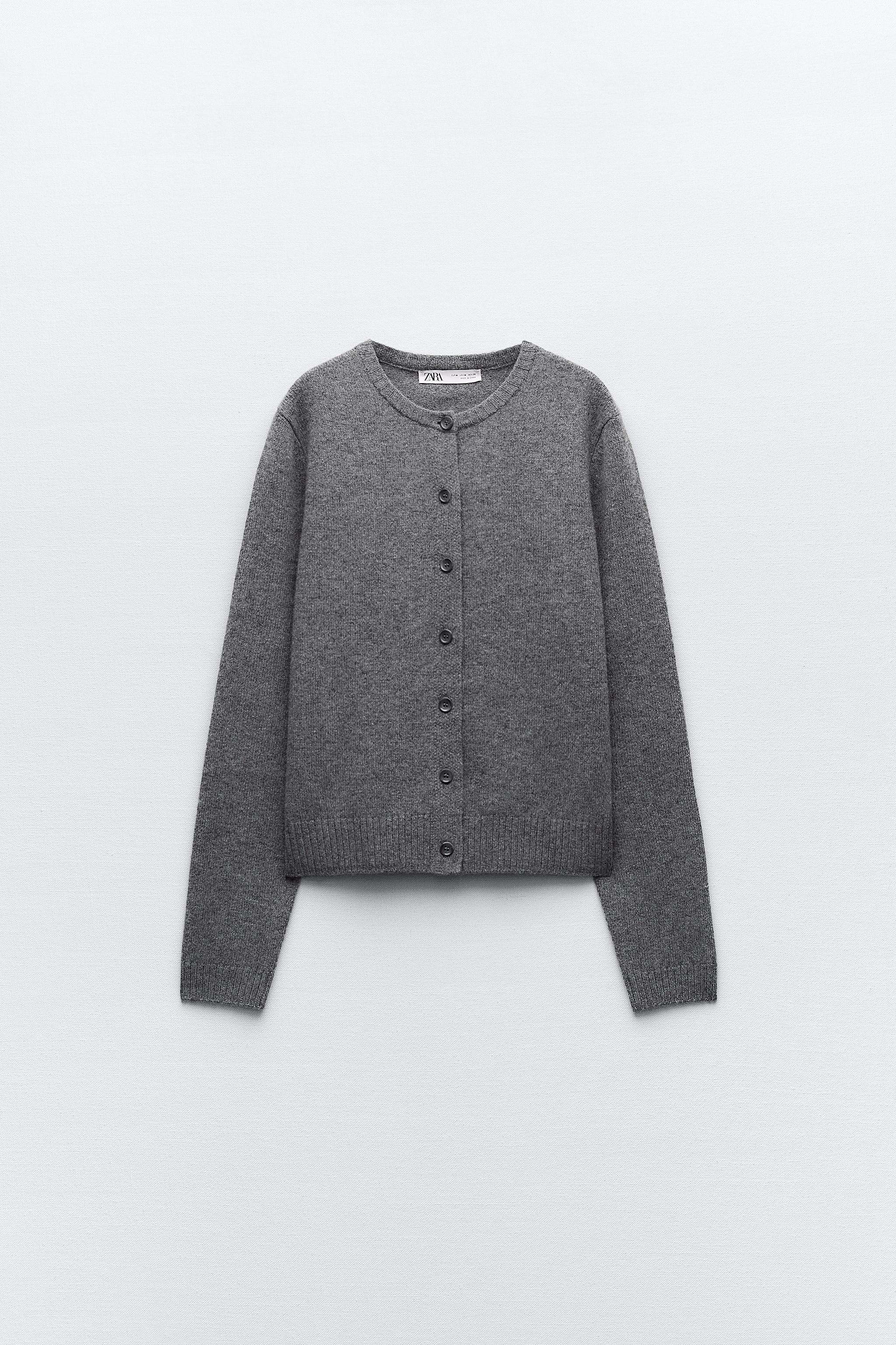 CASACO DE MALHA 100% LÃ