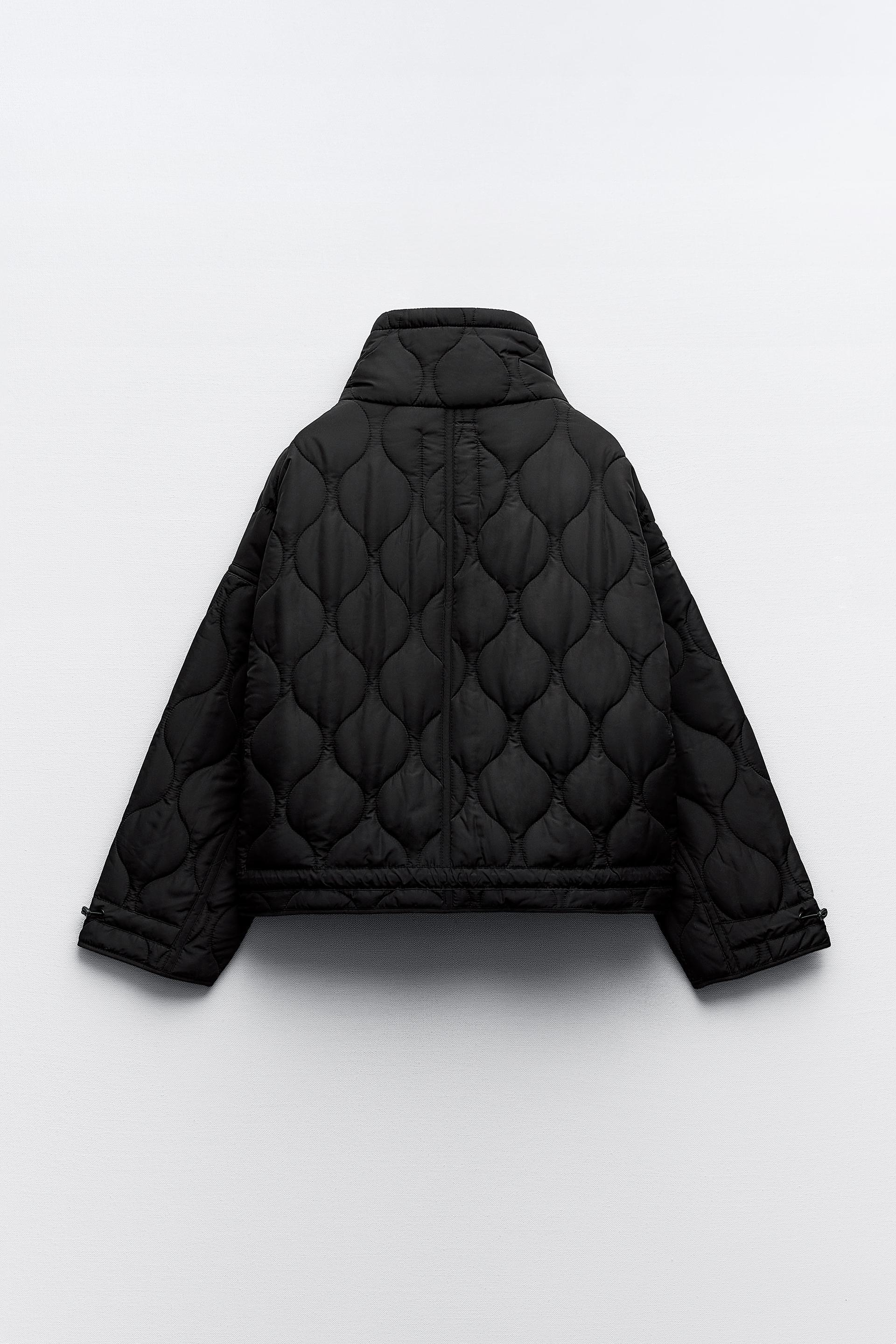 Zara quilted black jacket Clearance