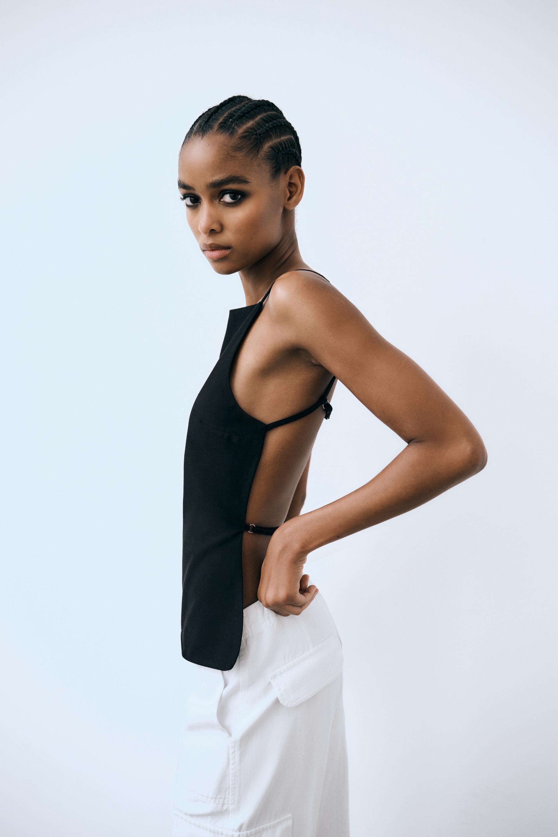 Backless top zara Clearance