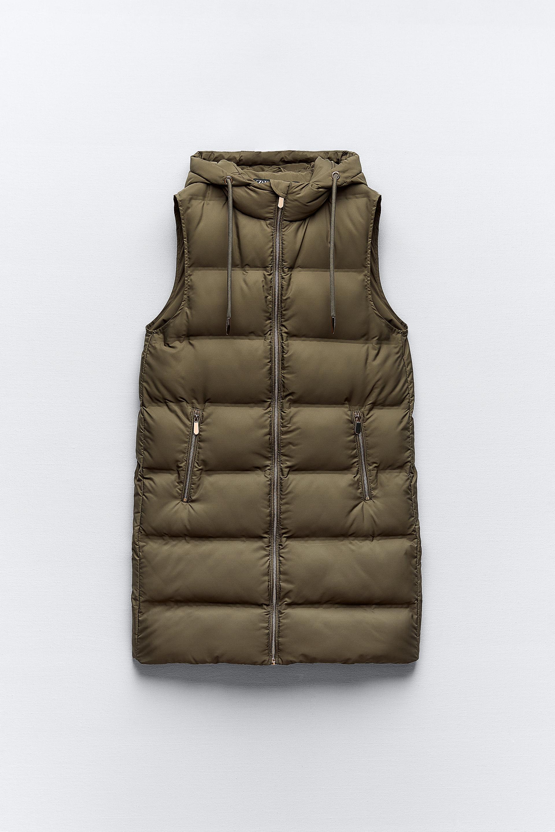 Zara womens long gilet Clearance