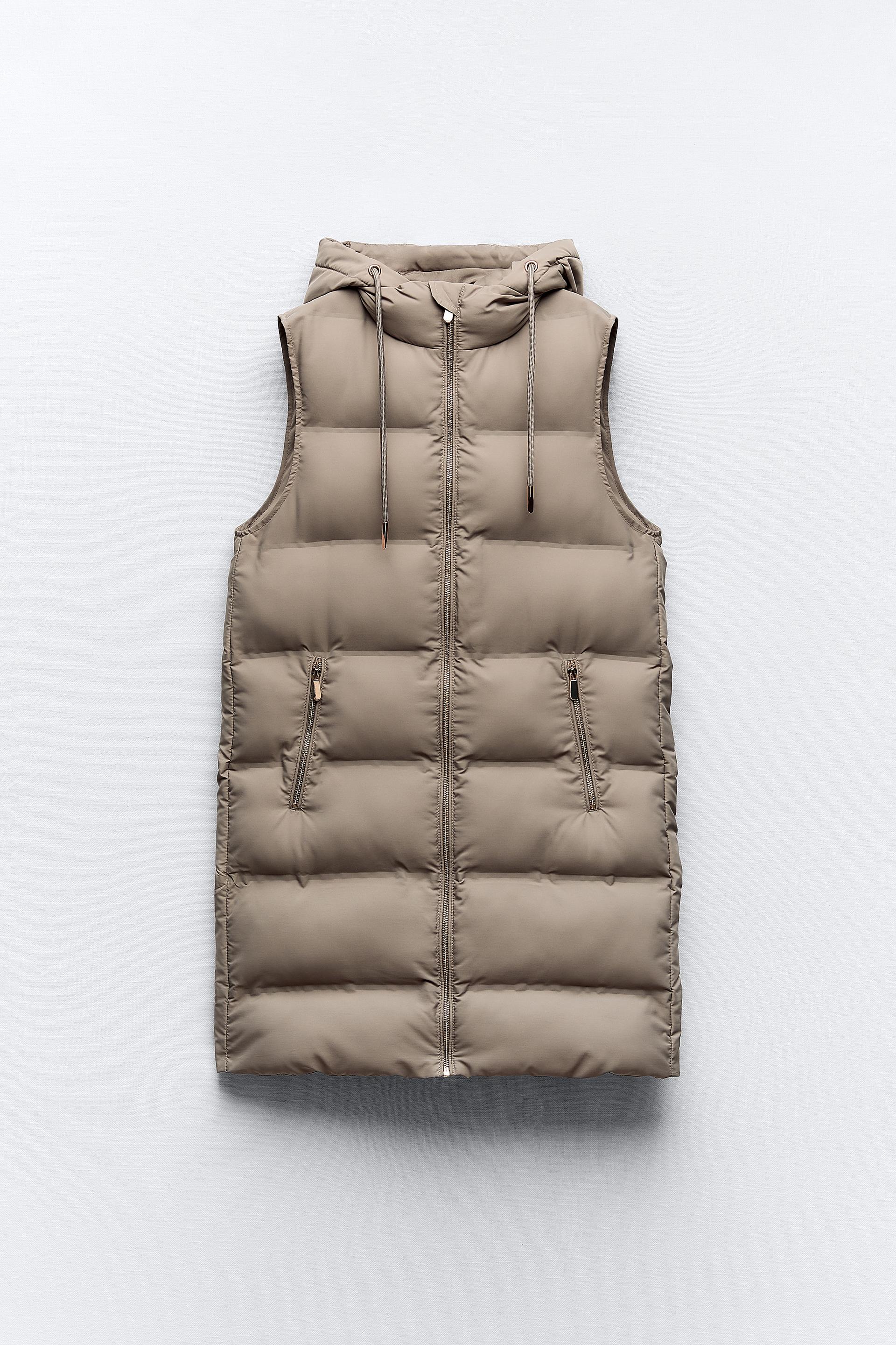 Zara gilet cream Clearance