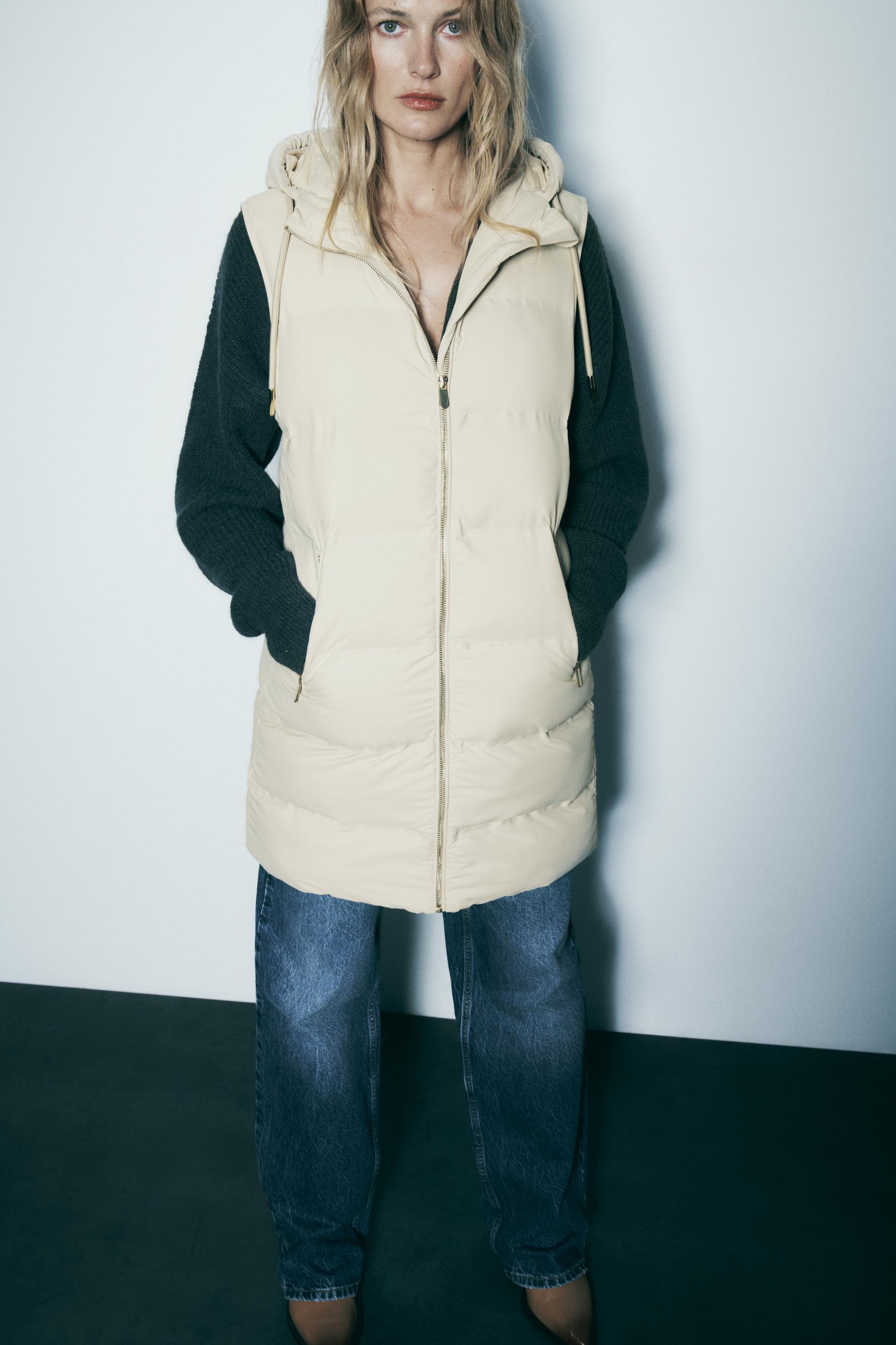 Long bodywarmer zara Clearance