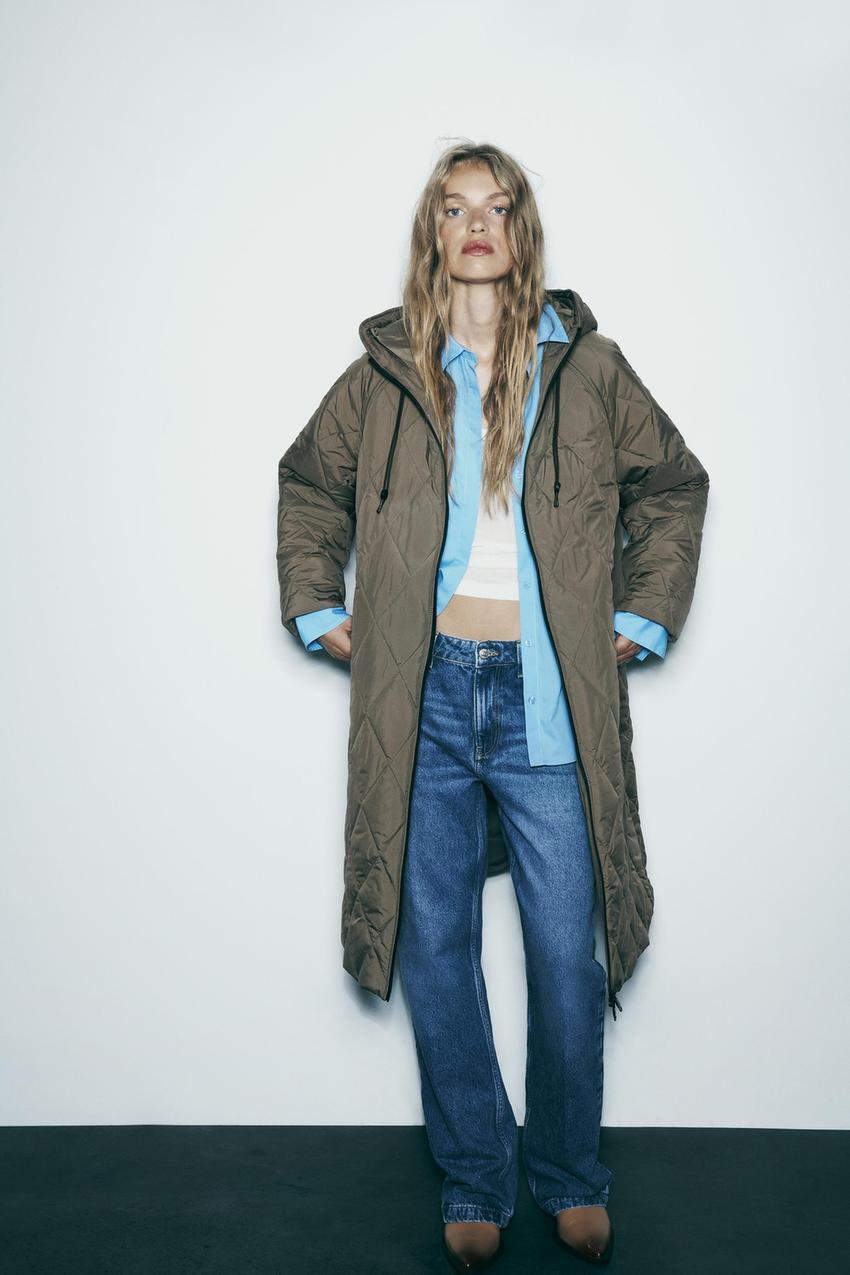 Zara padded down coat Clearance