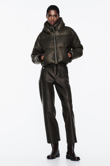 WOOL BLEND BELTED COAT - Black by Zara - Image 0