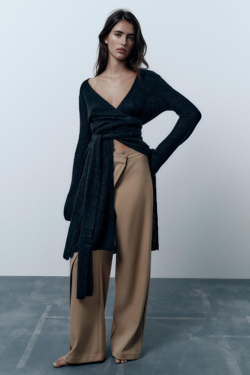 Zara wool and alpaca blend cardigan Clearance