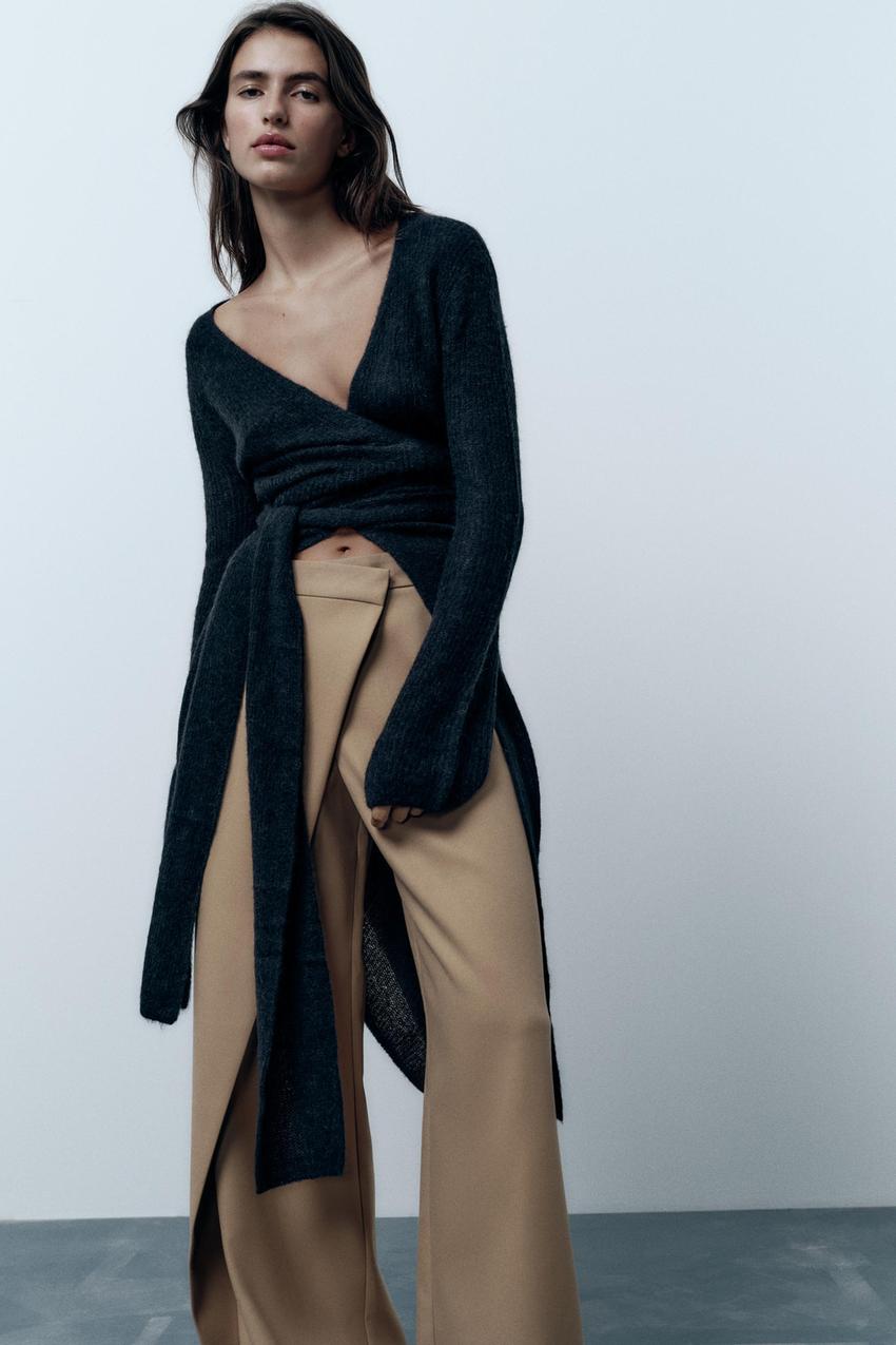 Zara wool and alpaca blend cardigan Clearance