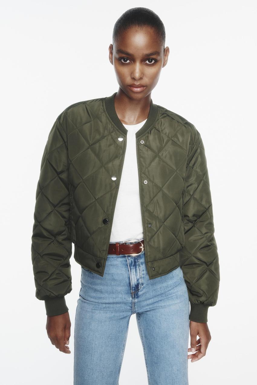 Bomber cropped zara Clearance