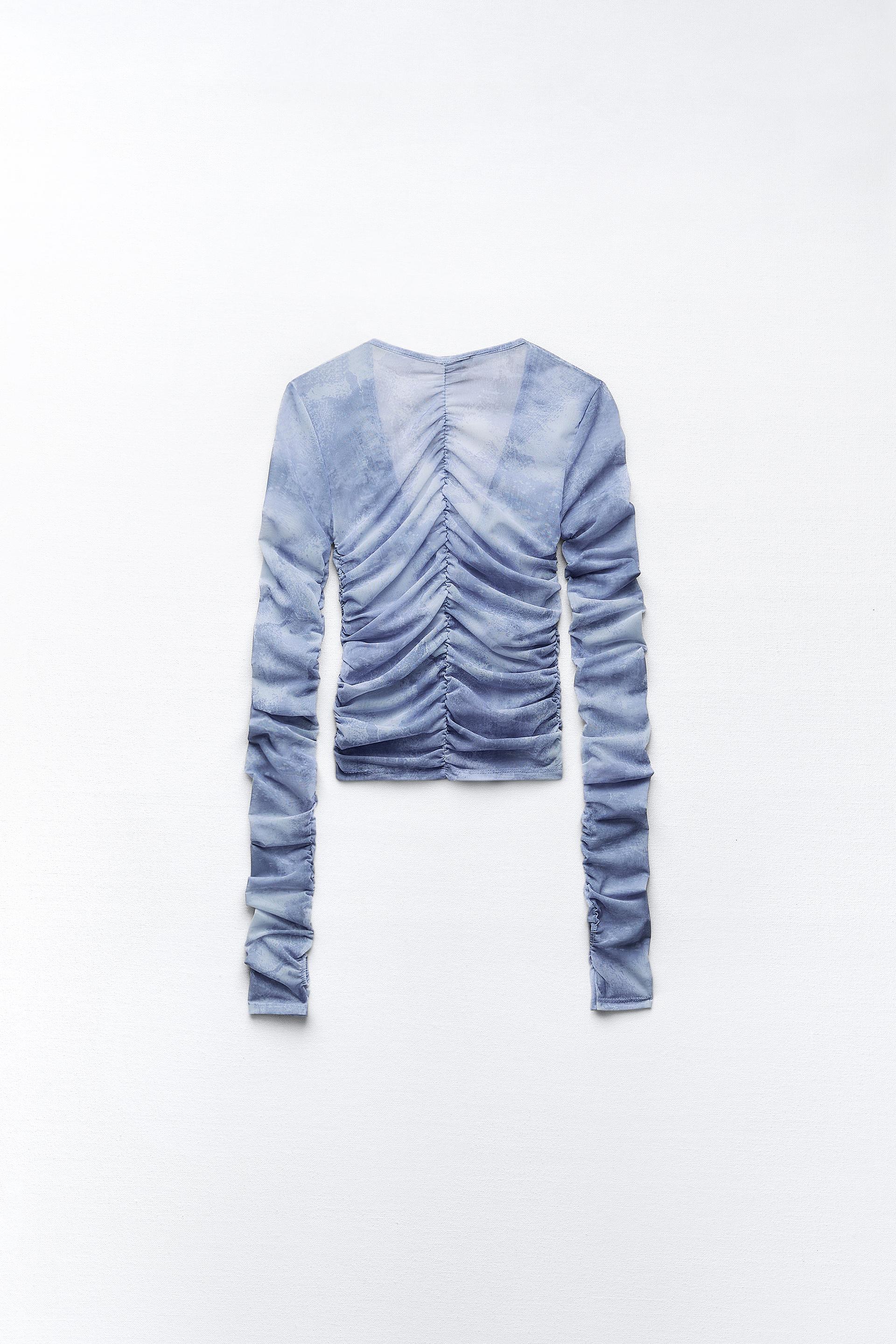 Zara draped tied shirt Clearance